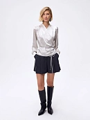 Блуза из жатого атласа POMPA арт.7143020ab3591