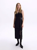 Асимметричная юбка из костюмной ткани POMPA арт.7122780ab1799